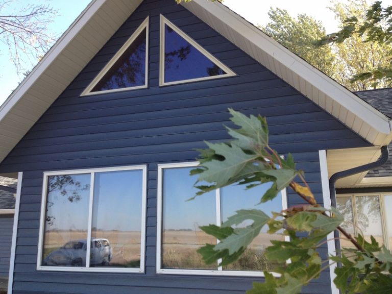 A home with seamless steel siding from ABC.