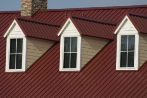 Seamless steel roofing installed on Nebraska home