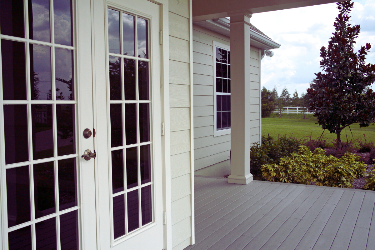 french patio doors on Omaha home