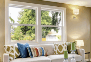 new windows in a living room