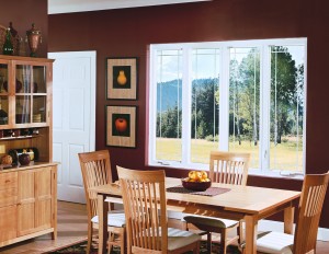 Casement windows offer breathtaking views for Nebraska home.
