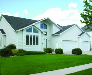 An Omaha, NE, home with siding from ABC Seamless of Nebraska.